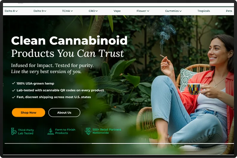 Preview of the Regulated Cannabis E-commerce project